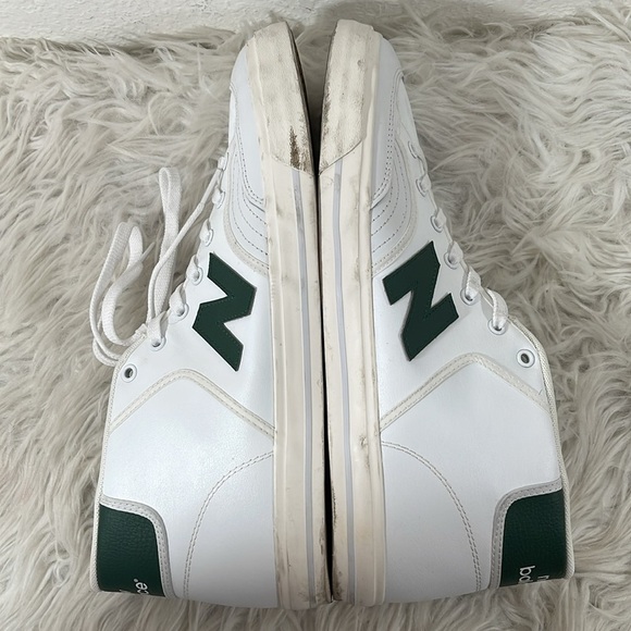 New Balance 213 White & Forest Green Skate Shoes Size 13 - Picture 8 of 11
